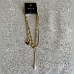 NWT - J. Crew Women’s Gold-Plated Layered Necklace